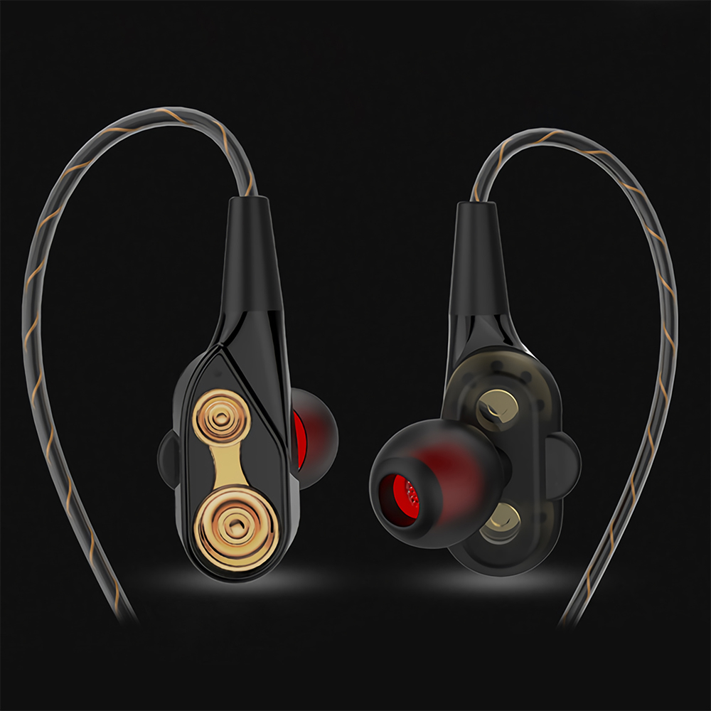 Combo Tai nghe Nhạc Chơi Game QKZ CK8, Có Mic Gaming In Ear