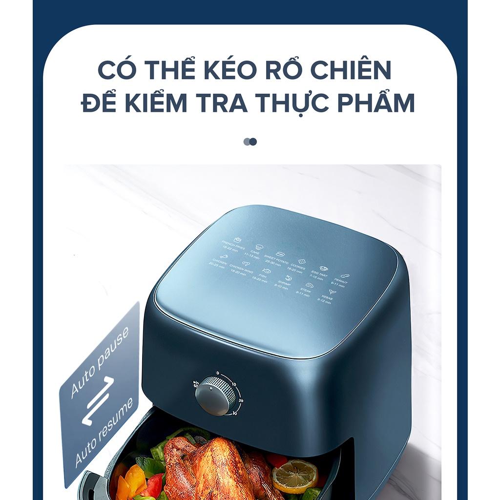 Nồi Chiên Không Dầu Chống Dính 5.5L Eroc V-M1 - Hàng chính hãng