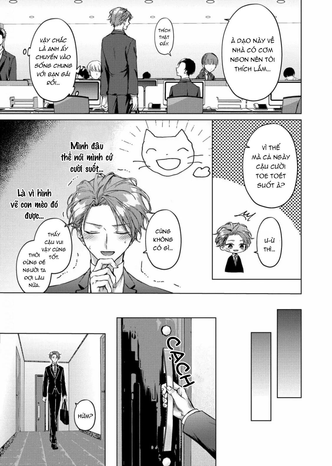chú mèo ngọt ngào đến nhà tôi mỗi lúc chạng vạng chapter 1 11