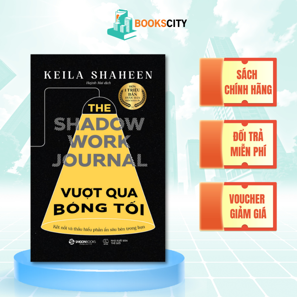 Sách - Vượt Qua Bóng Tối - The Shadow Work Journal - Keila Shaheen