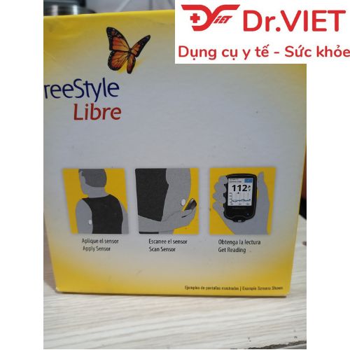 Đầu Đọc reader Cầm Tay Freestyle Libre - Hệ Thống Đo Và Theo Dõi Đường Huyết Không Đau không chích máu