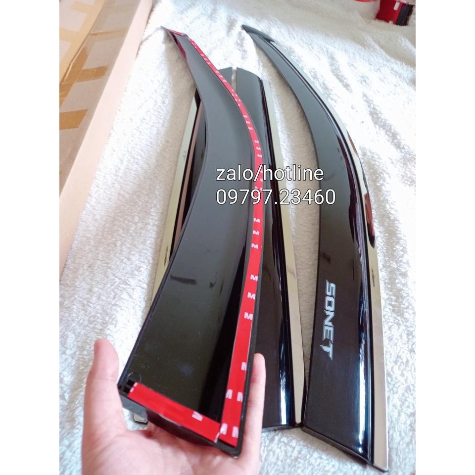 Vè che mưa Kia Sonet 2021-2022 chỉ inox cao cấp, đổi lại và hoàn tiền trong 30 ngày nếu không hài lòng