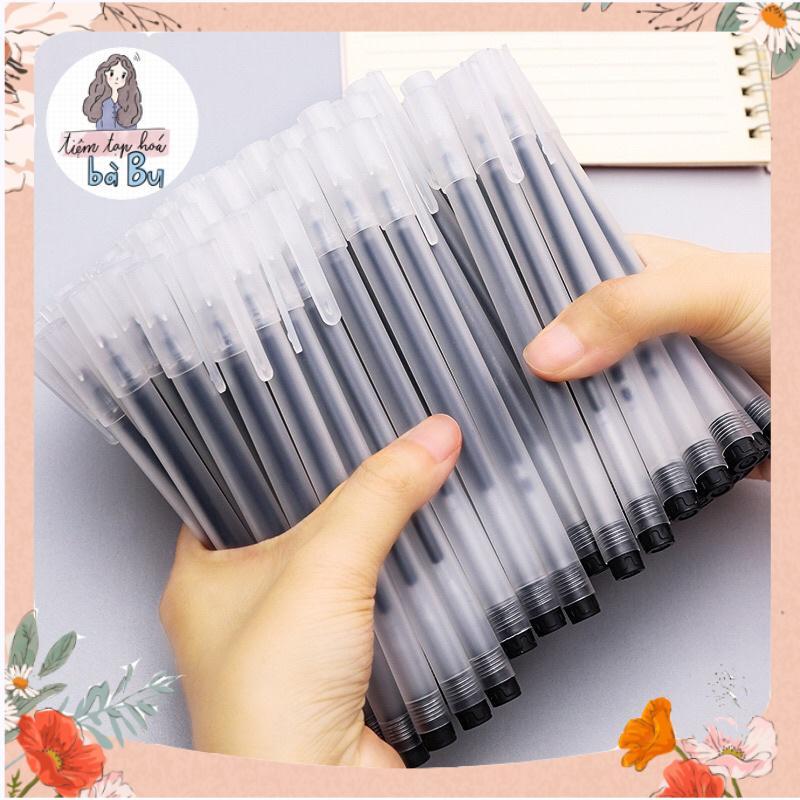 Set 20 cây bút basic mực gel nhanh khô mực đen / xanh / đỏ ngòi kim 0.5mm dùng để ghi chép