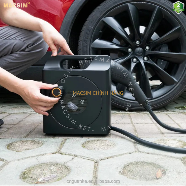 Sạc di động cao cấp ô tô điện Vinfast e34 - Sạc di động cao cấp ev 3,68KW chính hãng Macsim