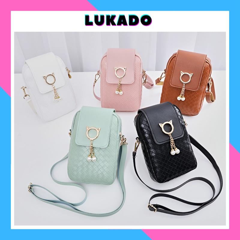 Túi đeo chéo nữ cute mini thời trang phong cách Hàn Quốc đẹp cao cấp đi chơi giá rẻ LUKADO TX07