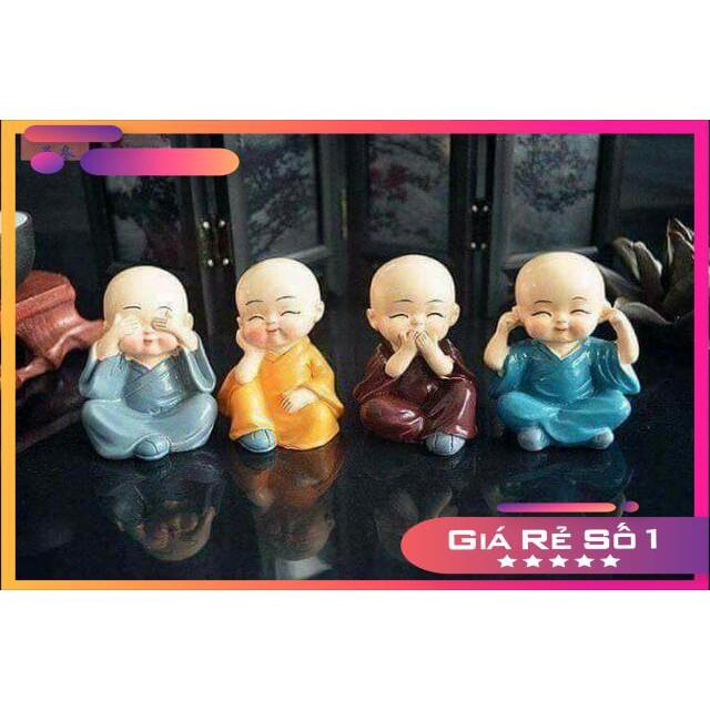 Set 4 tượng phật phong thủy.