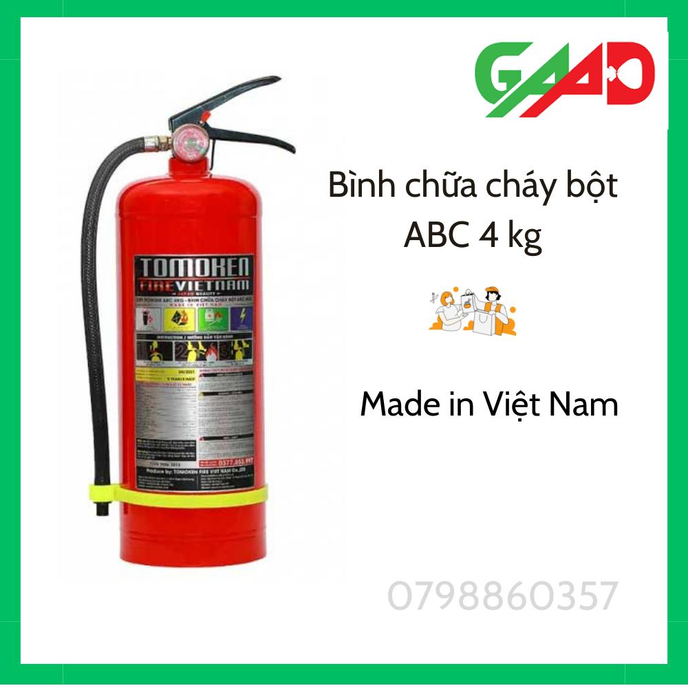 Bình bột chữa cháy Tomoken ABC 4kg