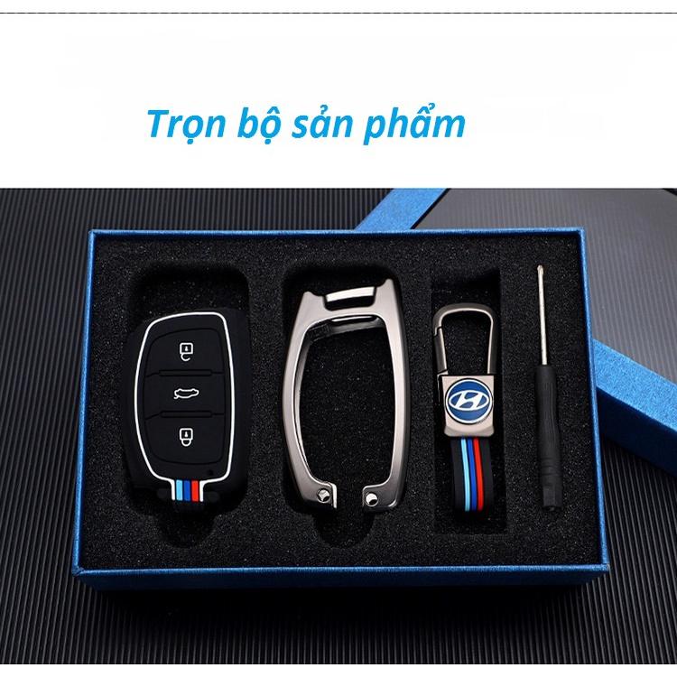Ốp Khóa Hyundai I10, Elantra, Tucson chất liệu hợp kim Metal cao cấp sang trọng bền đẹp