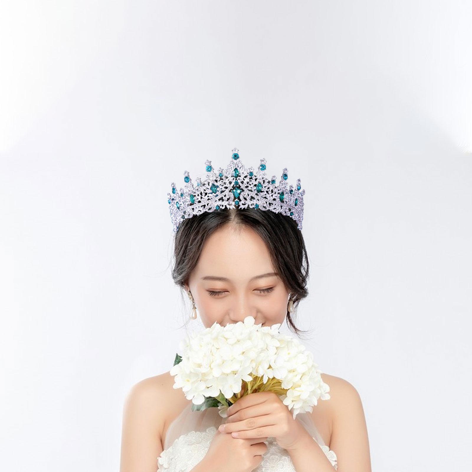 Bridal Wedding Princess Crystal Rhinestone Tiara Crowns Hair Band Headband