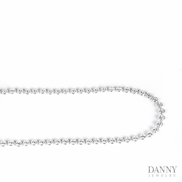 Dây Chuyền Nữ Danny Jewelry Bạc 925 Xi Bạch Kim