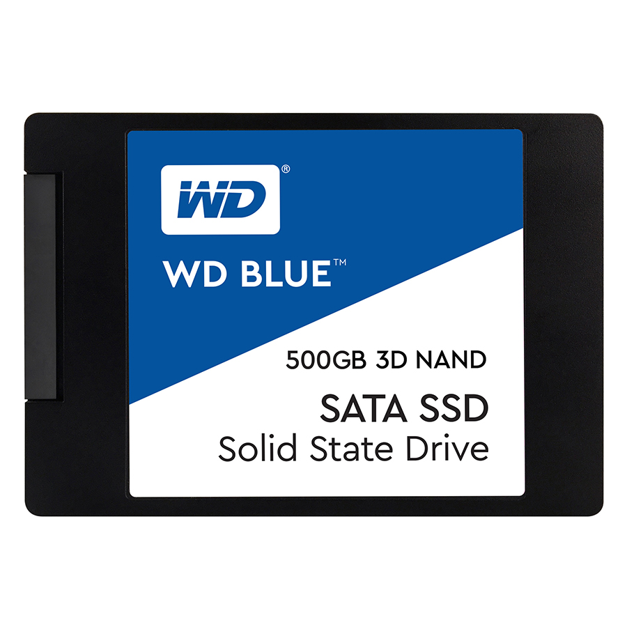Ổ Cứng SSD WD Blue 3D NAND WDS500G2B0A 500GB Sata III 2.5 inch - Hàng Nhập Khẩu