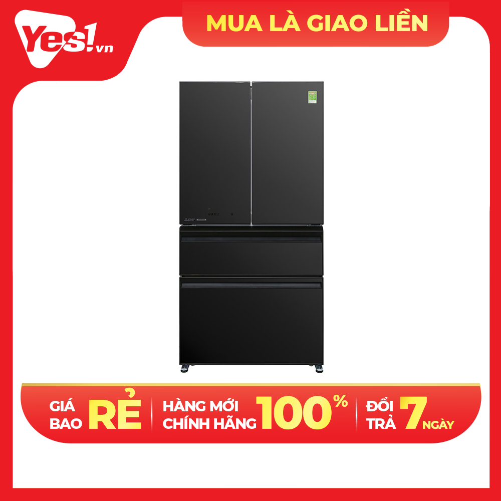 Tủ lạnh Mitsubishi Electric Inverter 564 lít MR-LX68EM-GBK-V - Hàng Chính Hãng