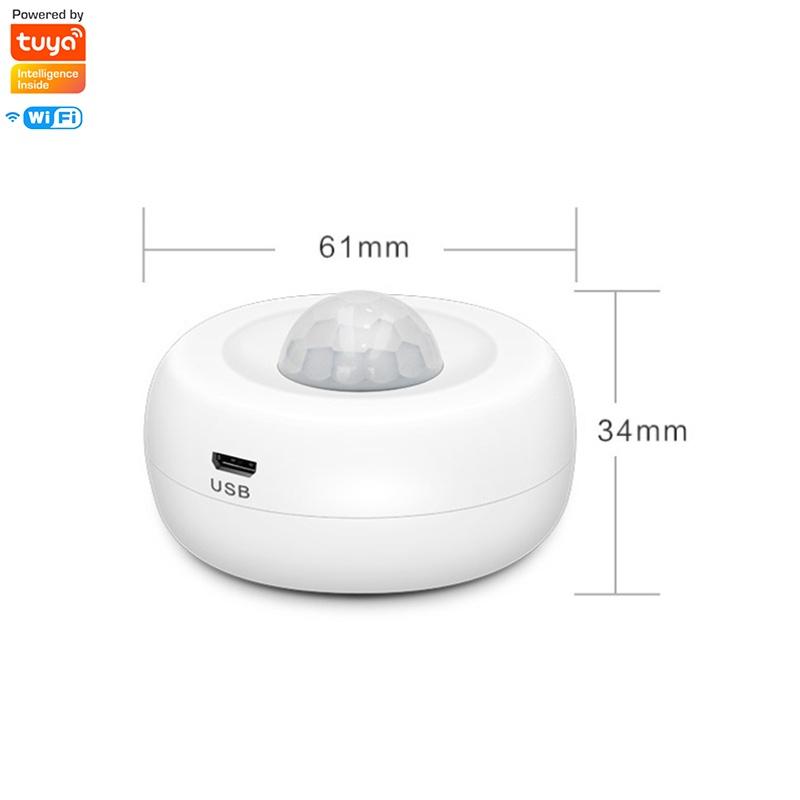 Cảm biến chuyển động cao cấp, nguồn USB hoặc Pin AAA, appTuya Smart Life PIR Sensor hệ Zigbee, bảo hành 24 tháng