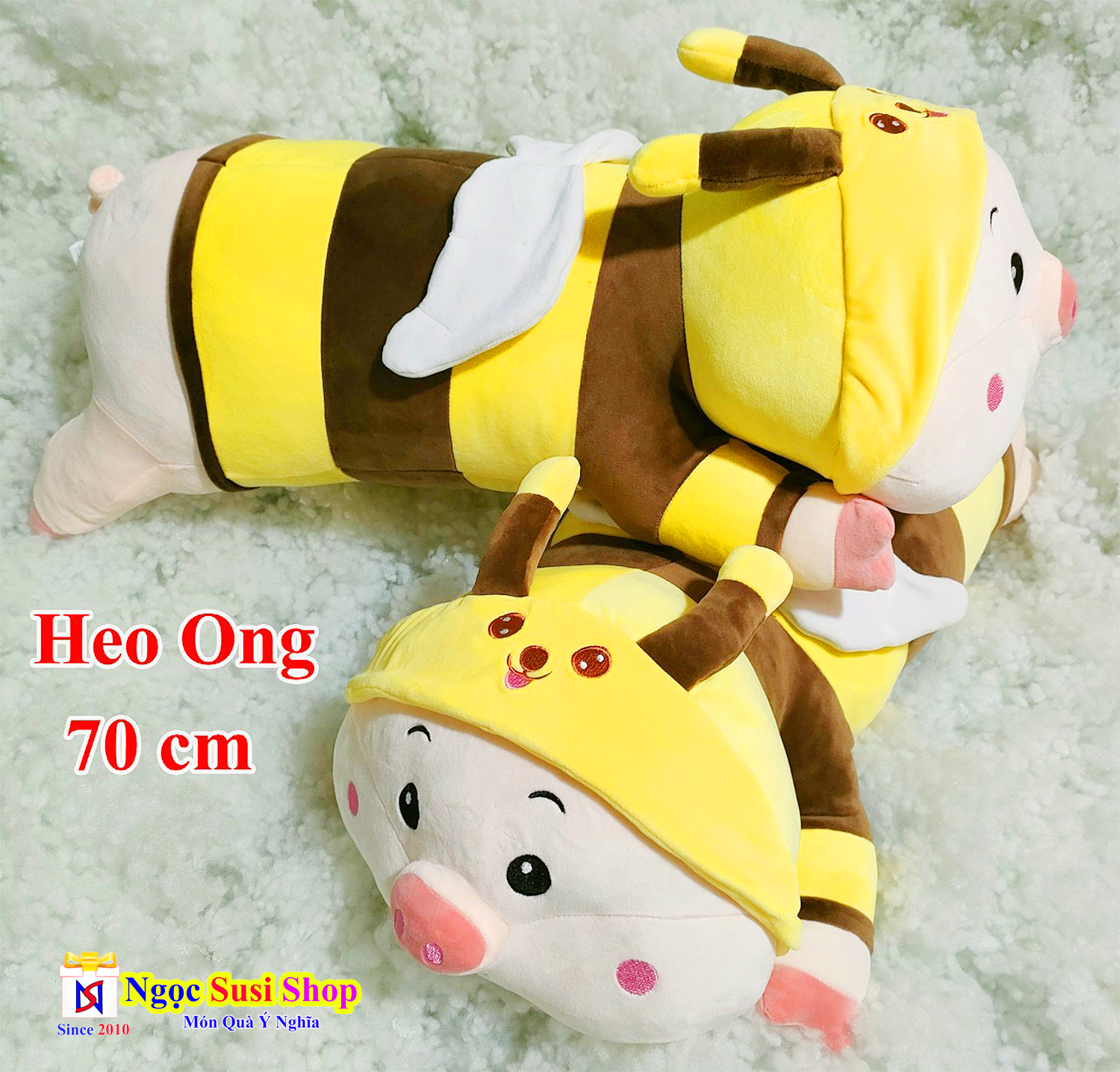 GẤU BÔNG HEO ONG KHỔNG LỒ [HÀNG CHUẨN