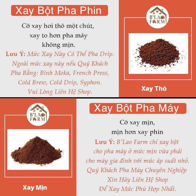 Cà phê nguyên chất CULI B'LAO FARM cà phê rang mộc dành cho pha phin cực mạnh đắng đậm cafein cao C7