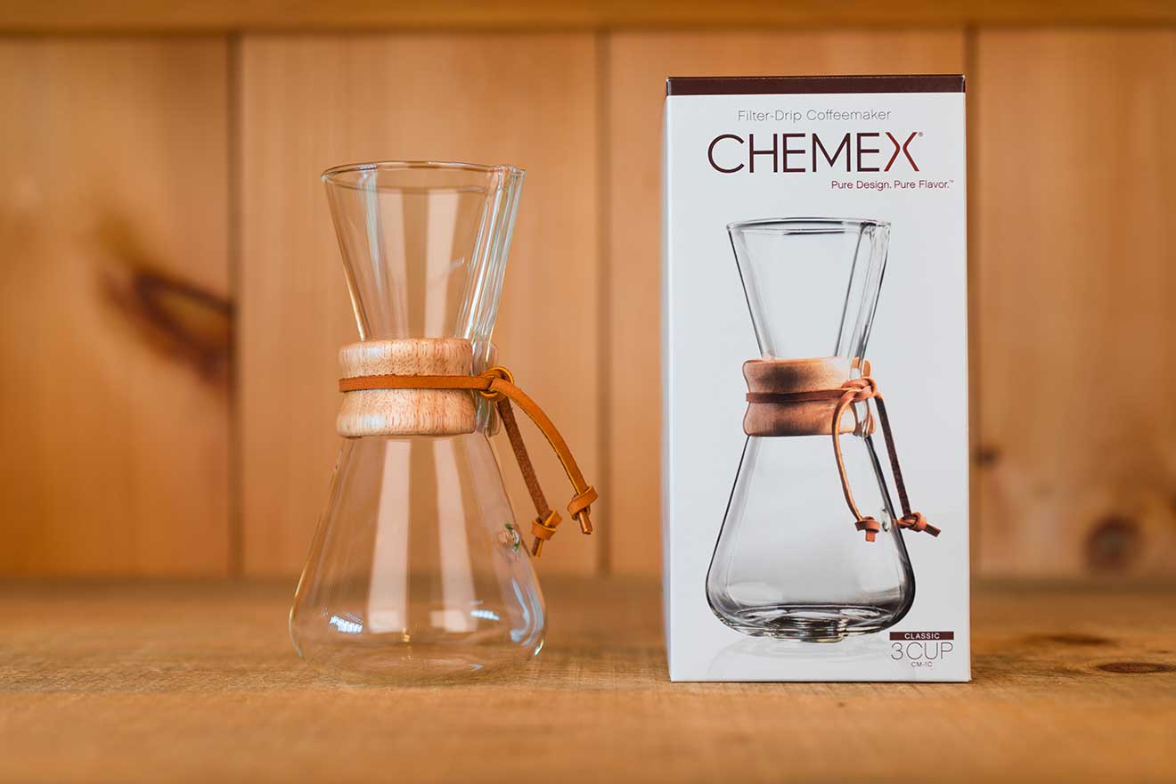 Bình pha cà phê Chemex 3 cup cổ điển – Made in USA