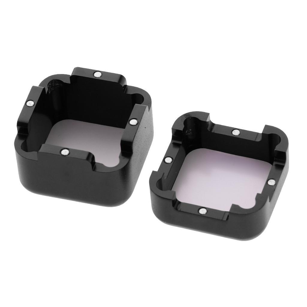 Pack of 2 Aluminum  Snooker Billiard Chalk Holder, Cue Table Accessories