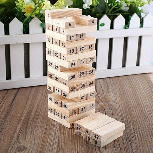 Đồ Chơi Rút Gỗ Wish Toy Cho Bé (54 thanh)