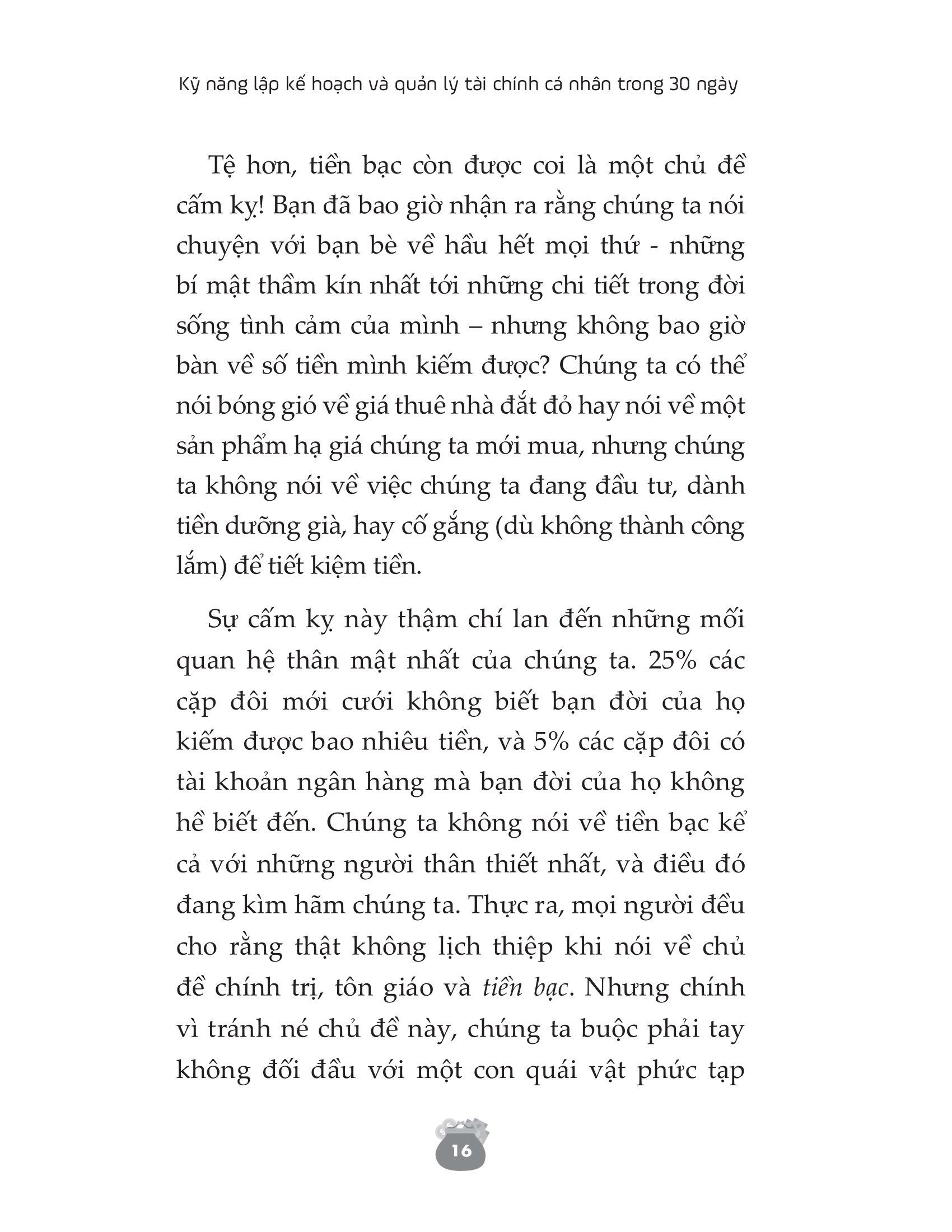 Kỹ Năng Lập Kế Hoạch Và Quản Lý Tài Chính Cá Nhân Trong 30 Ngày