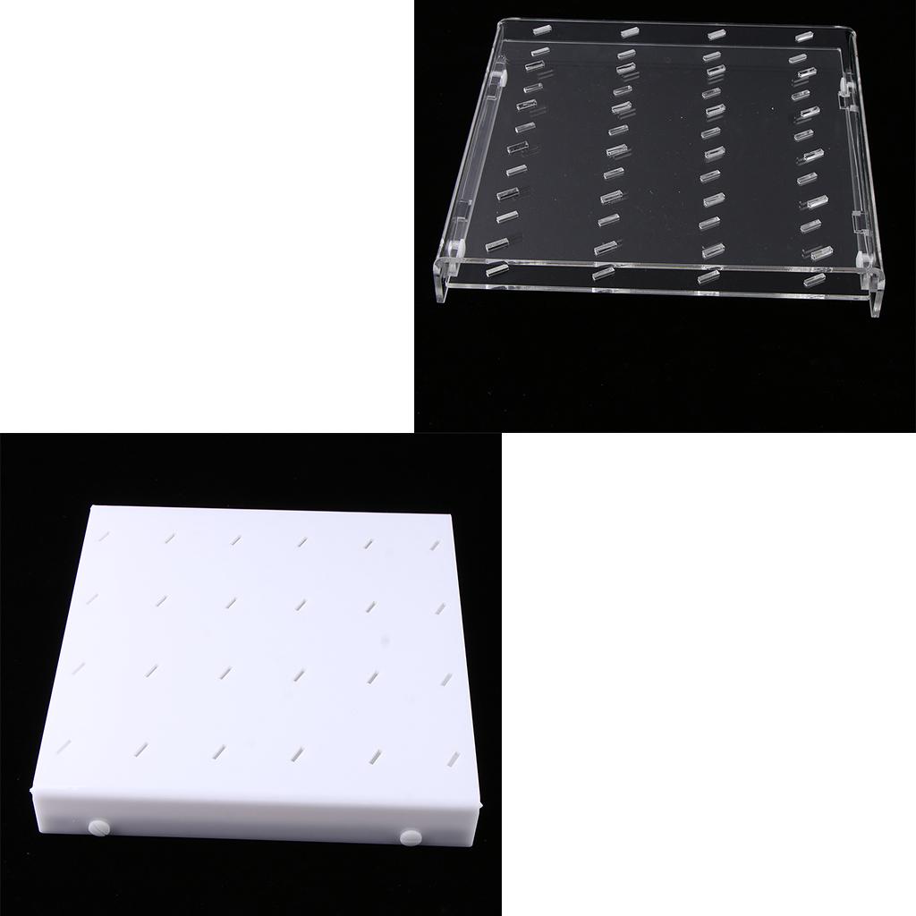 2 Pcs Acrylic Ice Pop Display Stand for Wedding Bakery Shop Decor Clear