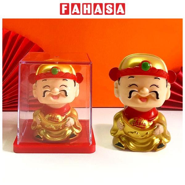 Mô Hình Thần Tài Lắc Đầu - WanLongDa 8017 - Màu Vàng