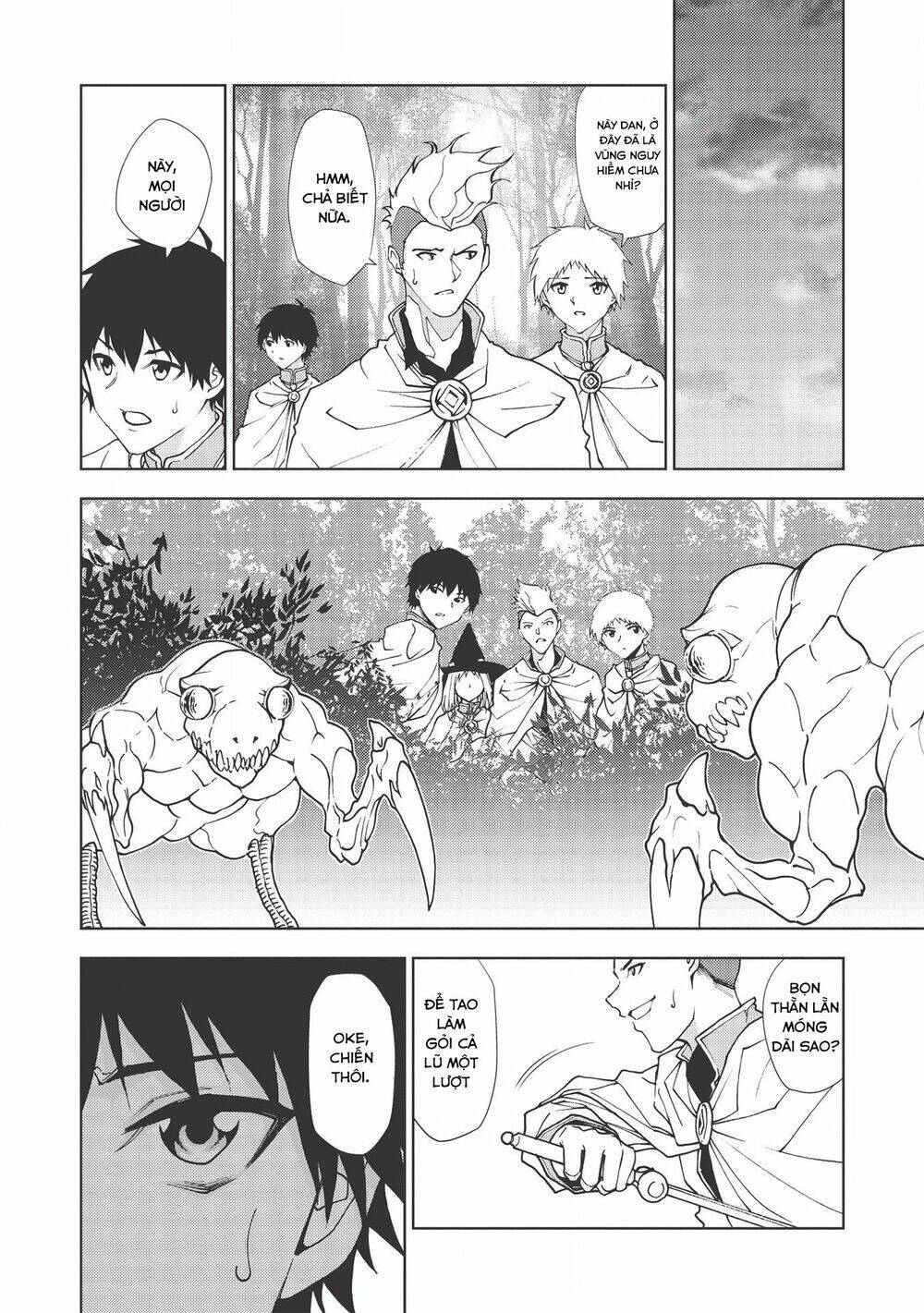 kẻ bị ruồng bỏ sống sót tại vùng biên giới và trở thành pháp sư rank s chapter 1 12