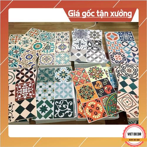 Decal Gạch Bông 40x60cm - Decal Dán bếp, Dán tường, Gạch men - Trang trí nhà cửa 