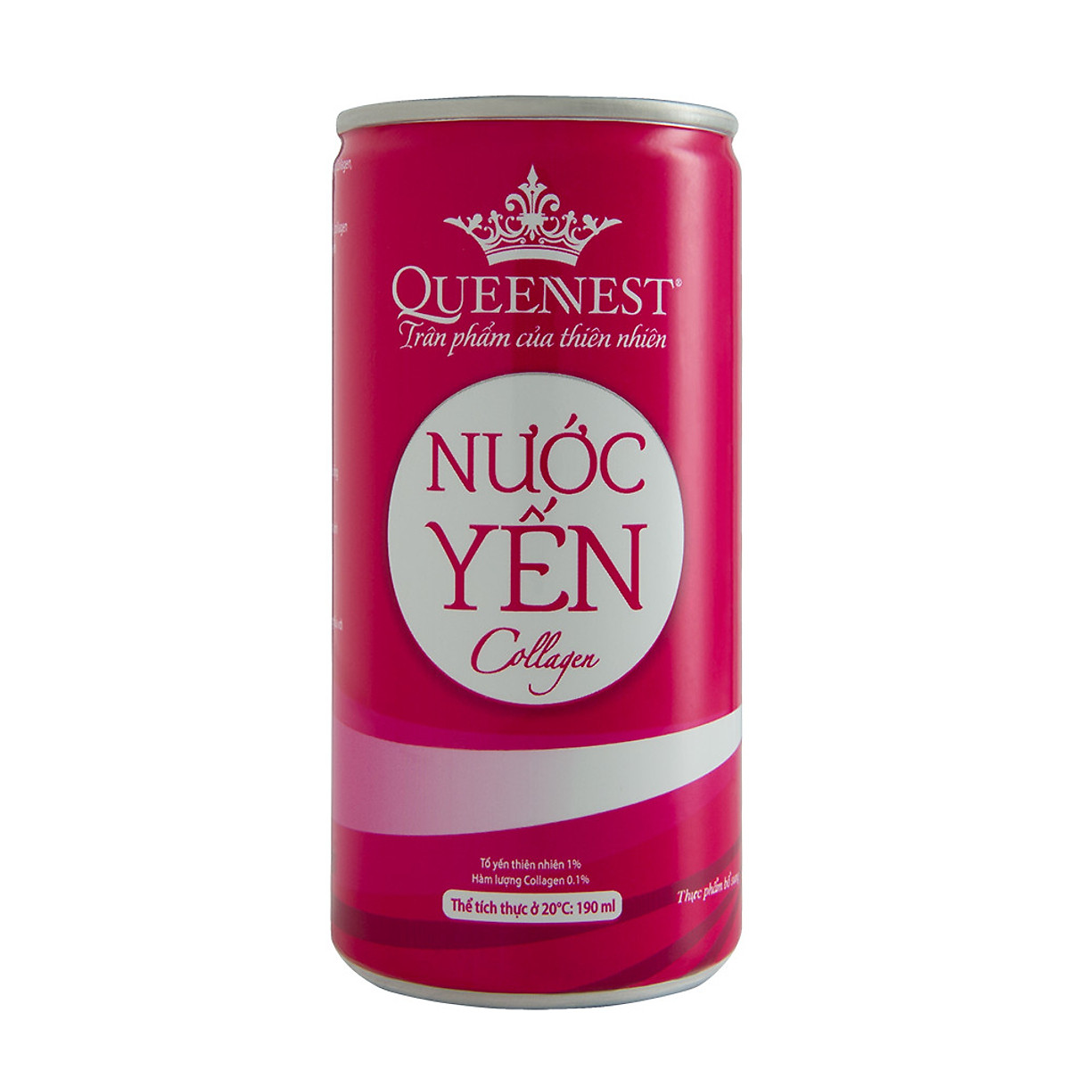 Hộp 6 Lon Nước Yến COLLAGEN QUEENNEST (190ml x 6 LON)