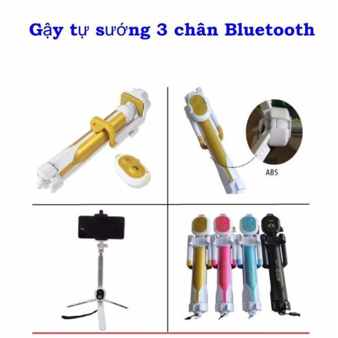 Gậy Chụp Ảnh Bluetooth Kiêm Giá Đỡ Chụp Ảnh 3 Chân Omã VB