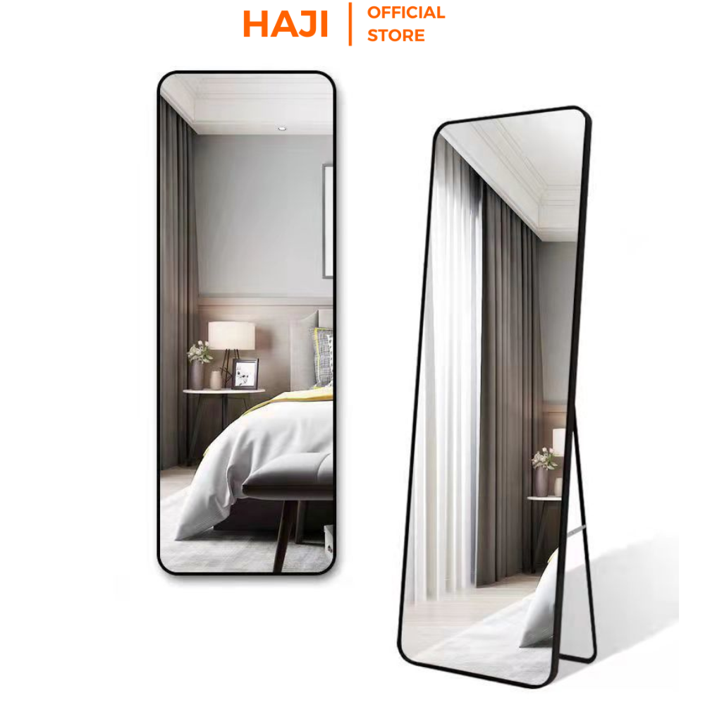 Gương soi toàn thân di động cao cấp chống vỡ decor không gian xinh xắn thương hiệu HAJI NA01