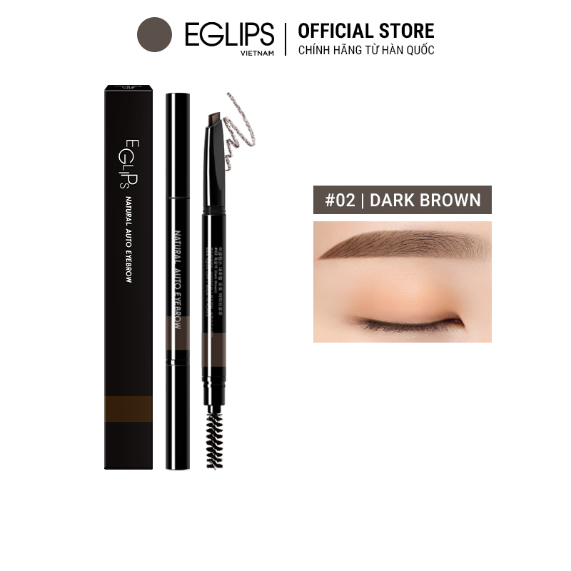 Kẻ mày Eglips Natural Auto Eyebrow 2 đầu (đầu tam giác) 0.3g