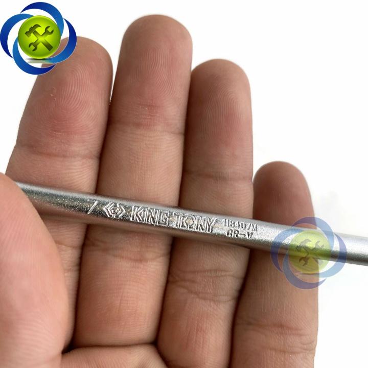 Tay vặn chữ T đầu 7mm Kingtony 118407M loại dài 190mm