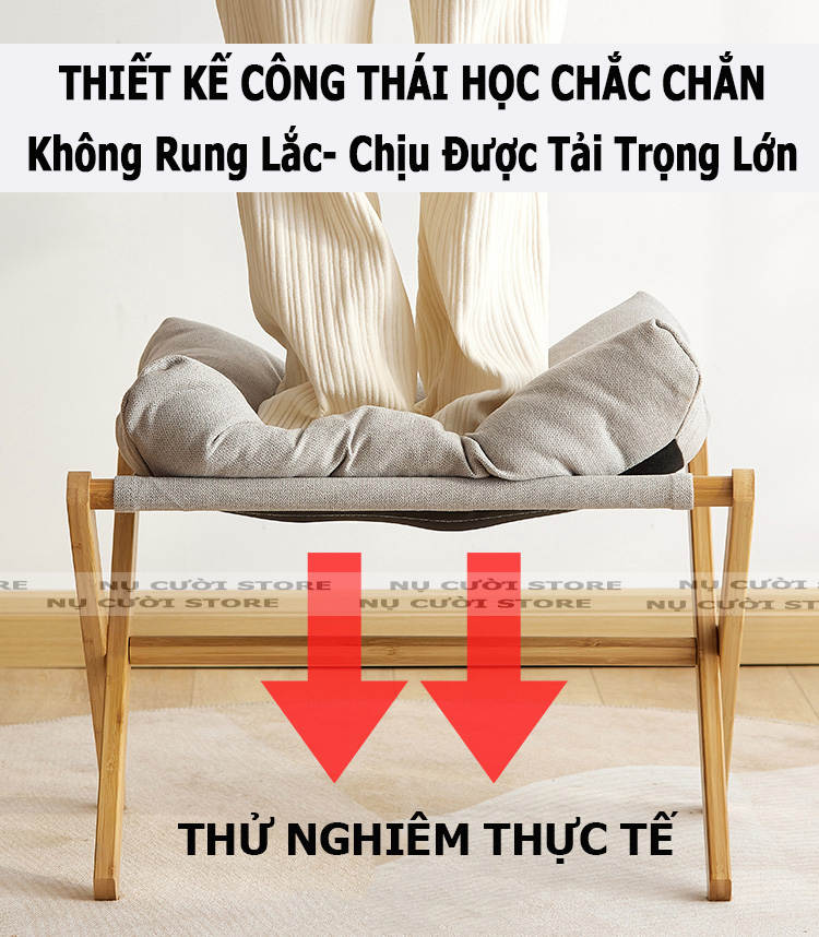 Ghế Kê Chân Gác Chân Chống Mỏi; Kệ Để Chân Gấp Gọn Phòng Khách; Ghế Sofa Nhỏ Văn Phòng