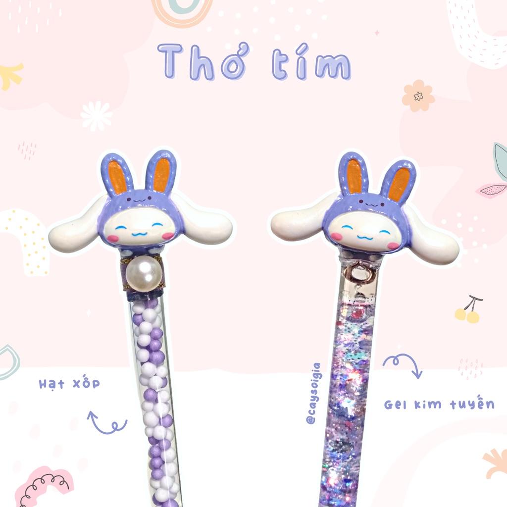 S128 - Bút dao rọc giấy hạt xốp Cinnamoroll tí hon cosplay thú dễ thương unbox đơn hàng, cắt sticker băng dán washi tape - Cây Sồi Già