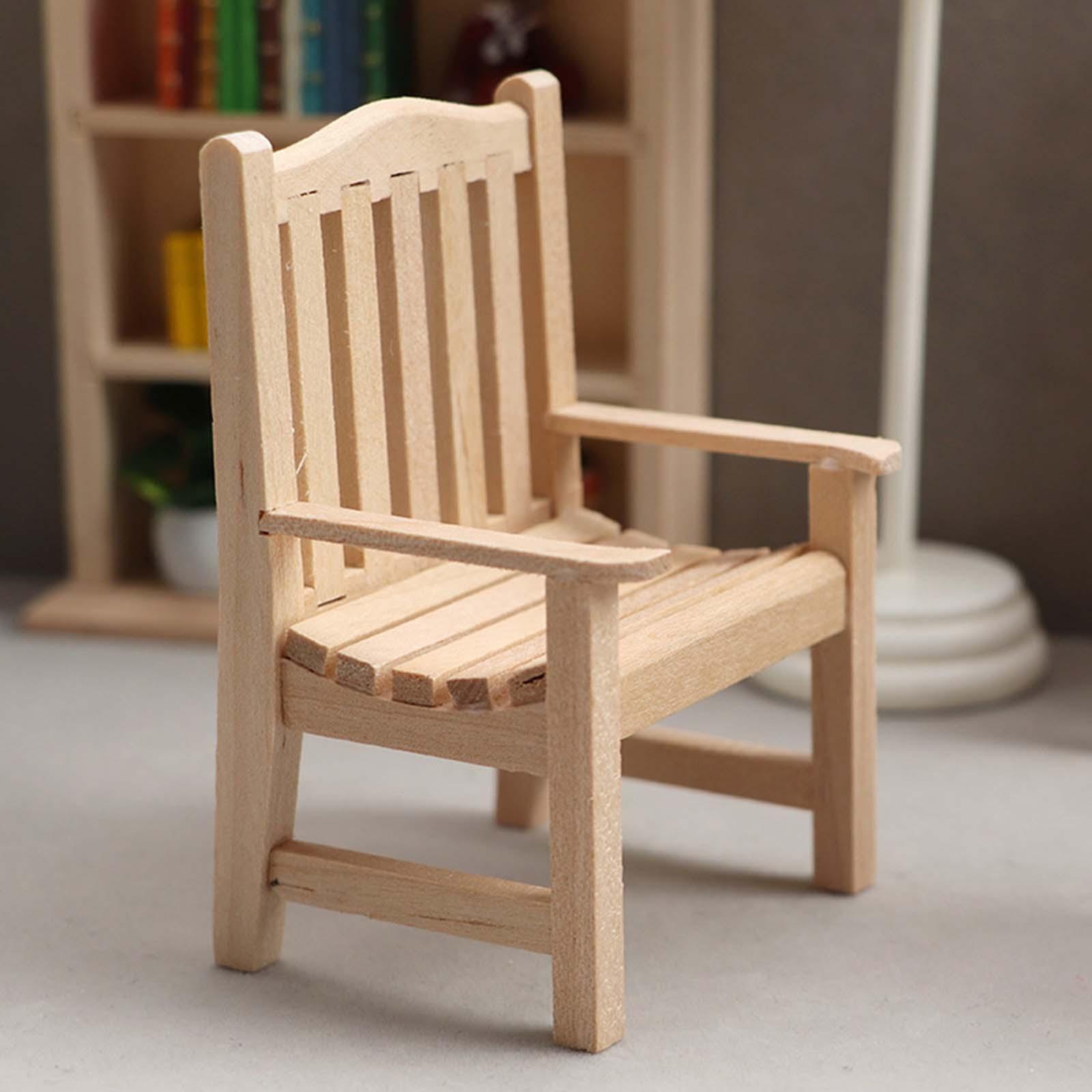 1:12 Miniature Garden Mini Decoration Wooden for Ornaments Accessories