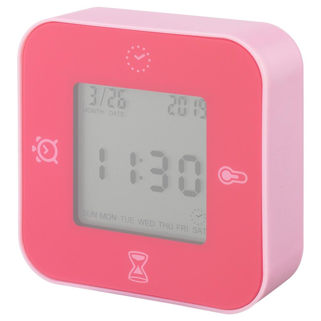 Đồng hồ báo thức hồng LOTTORP