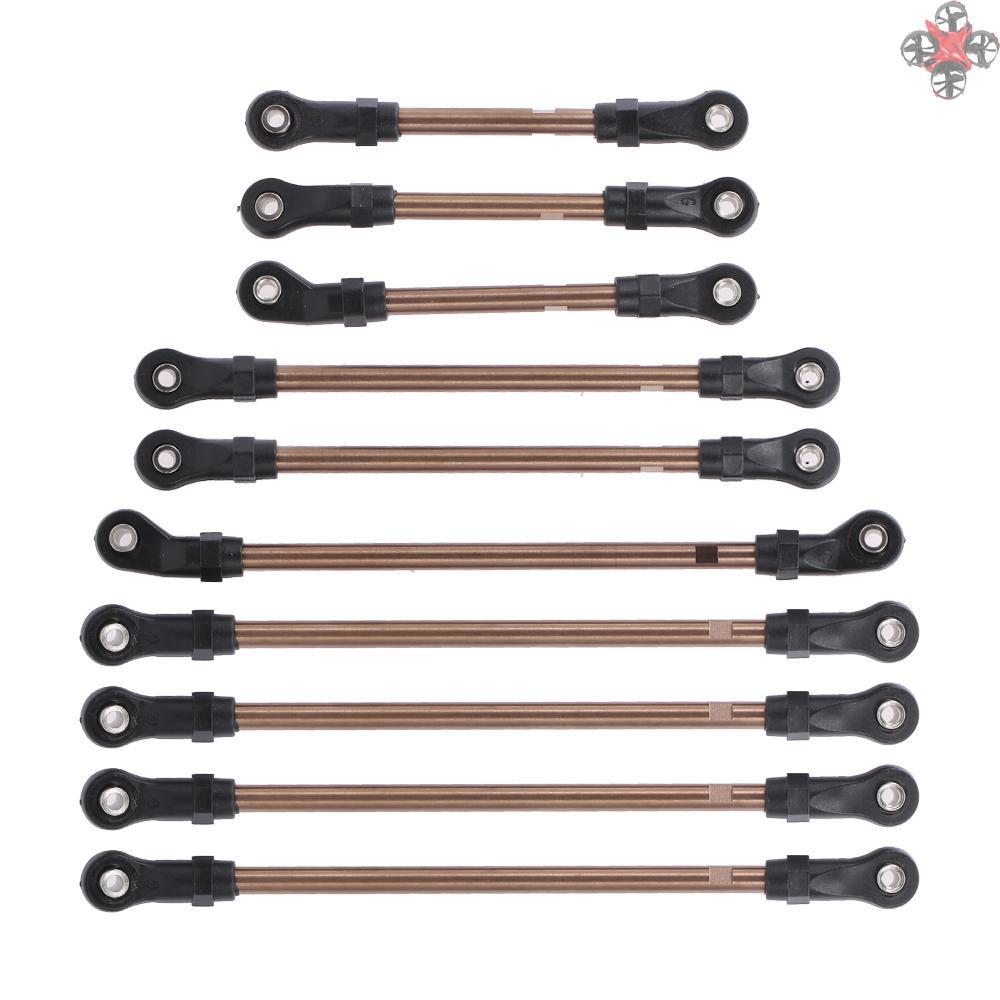 Set 10 Trục Bánh Xe Bằng Thép Không Gỉ Cho Xe Điều Khiển Từ Xa Traxxas Trx-4 324mm Tỉ Lệ 1:10