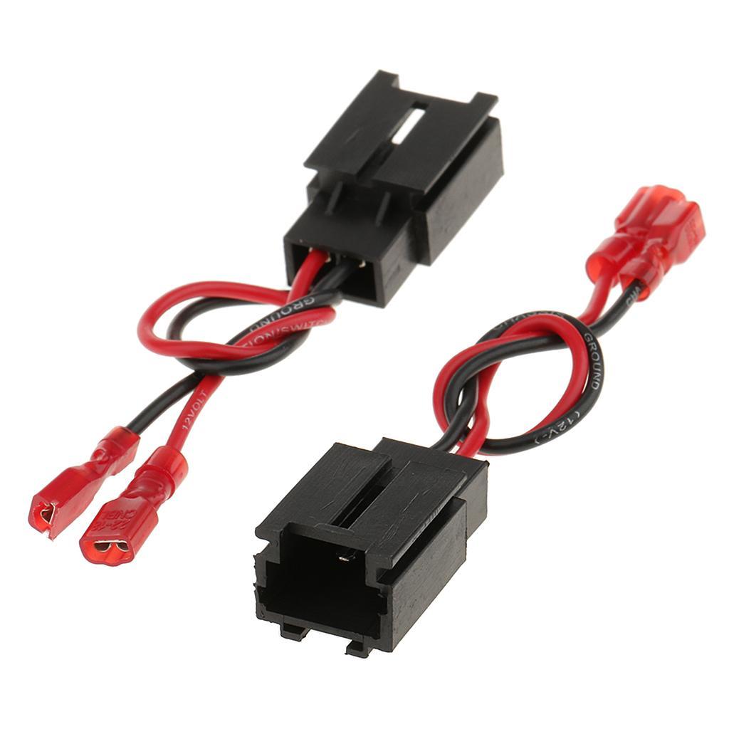 6x2 Pieces Car Audio Speaker Wire Harness Connector for Peugeot 206 Citroen