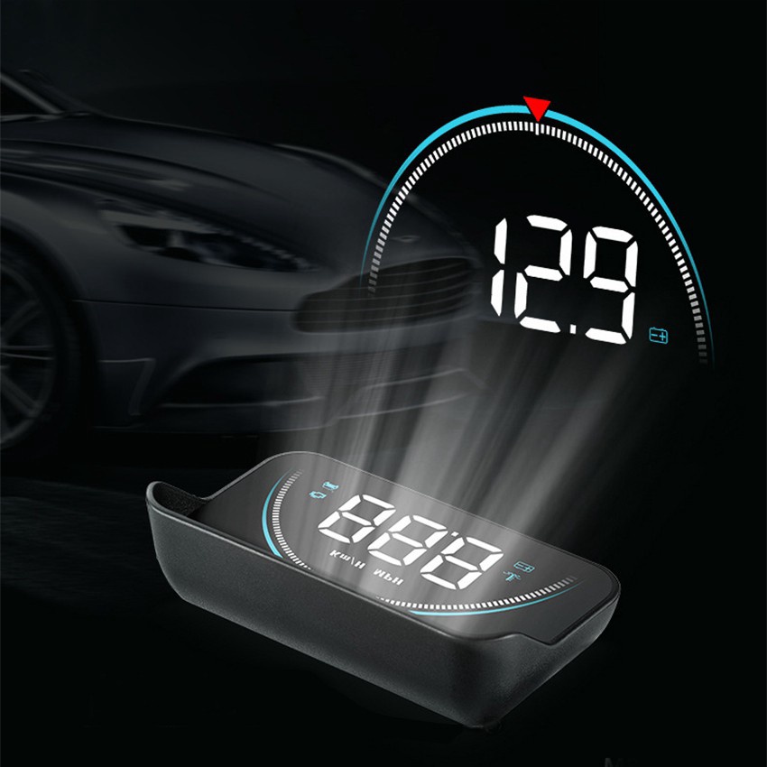 HUD cho ô tô Phiên bản pro tích hợp GPS nguồn USB không cần cắm qua OBD