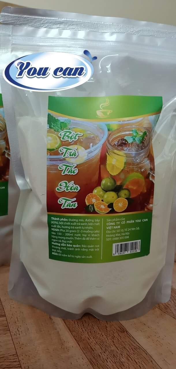 Trà Tắc Hòa Tan UC hàng chính hãng/ Bột trà hoa quả PHA SẴN SIÊU NHANH thơm ngon chuẩn vị.