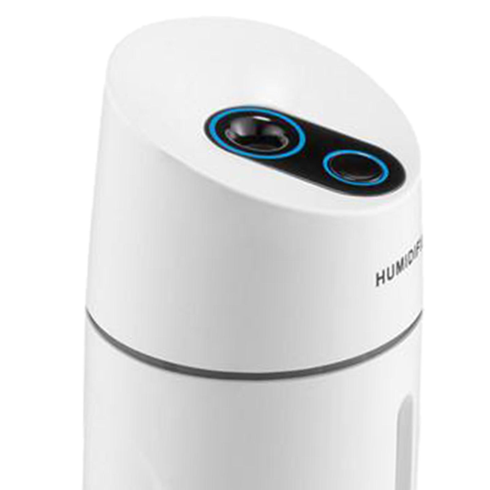 260ML Portable Mini Humidifier Oil Diffuser Mist Purifier for Car Home White