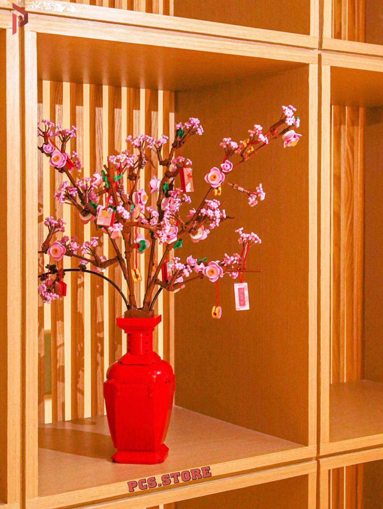 Đồ Chơi Lắp Ráp Mô Hình Cây Đào Tết Tài Lộc 2023 - PCS STORE