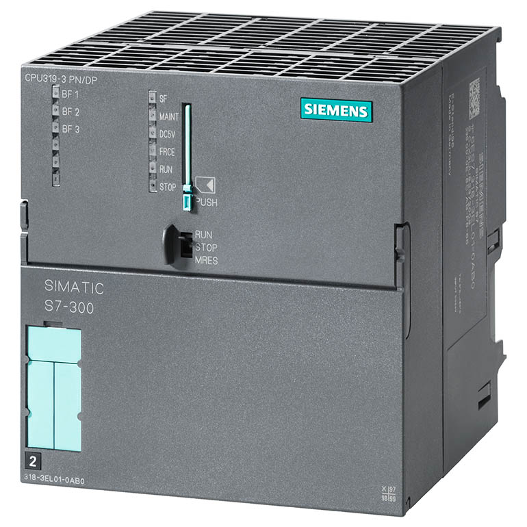 Bộ điều khiển CPU 319-3 PN/DP SIMATIC S7-300 SIEMENS 6ES7318-3EL01-0AB0 | Hàng chính hãng