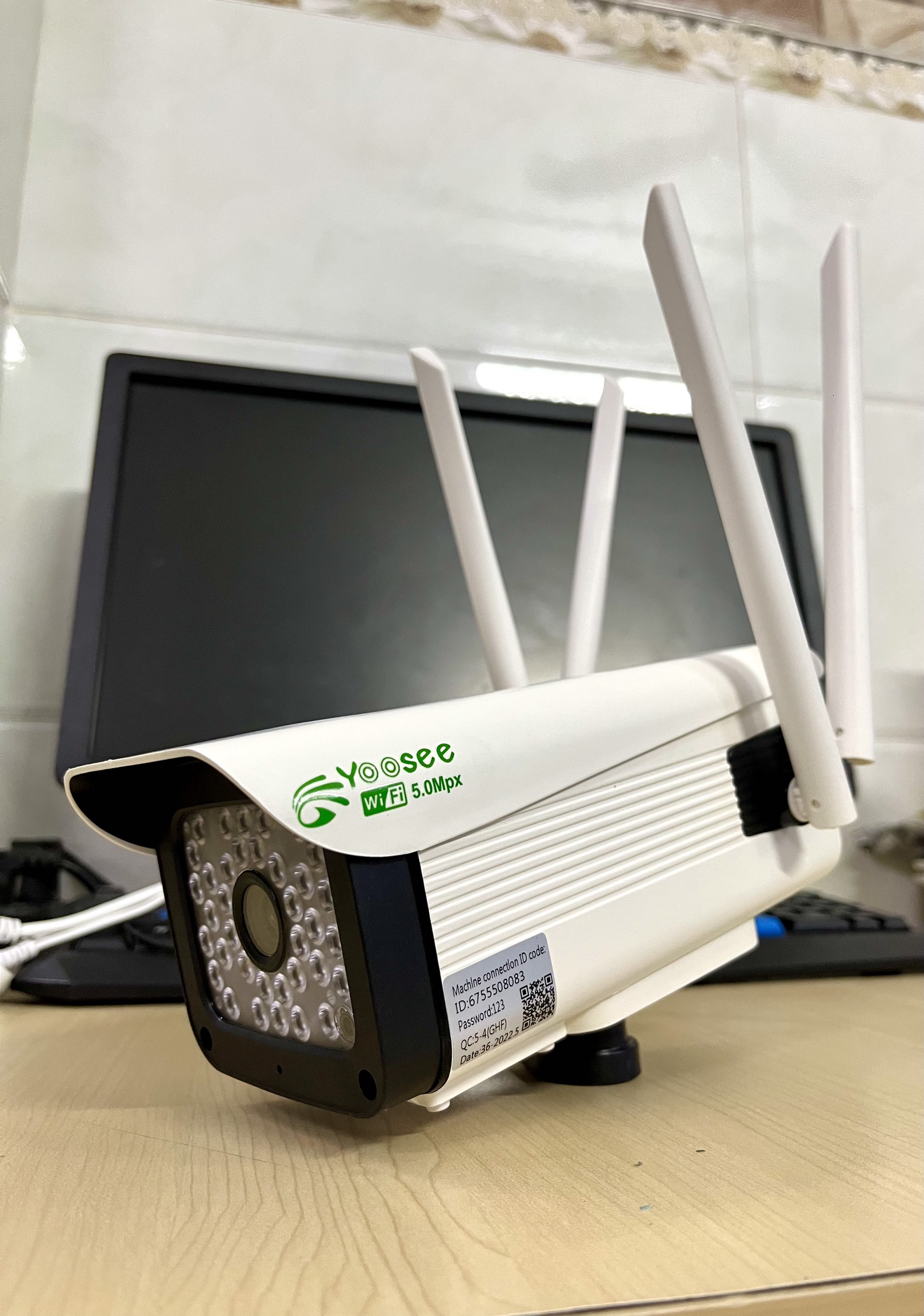 Camera Ngoài Trời YOOSEE 516-4R 5.0MP 4 râu Xoay ngoài trời 36 LED siêu nét - HÀNG CHÍNH HÃNG