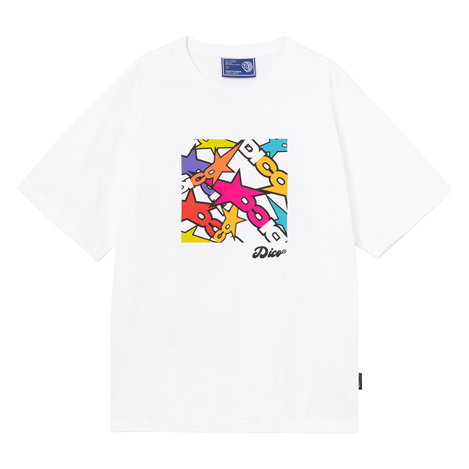 Dico Áo thun Star Box T-shirt - White