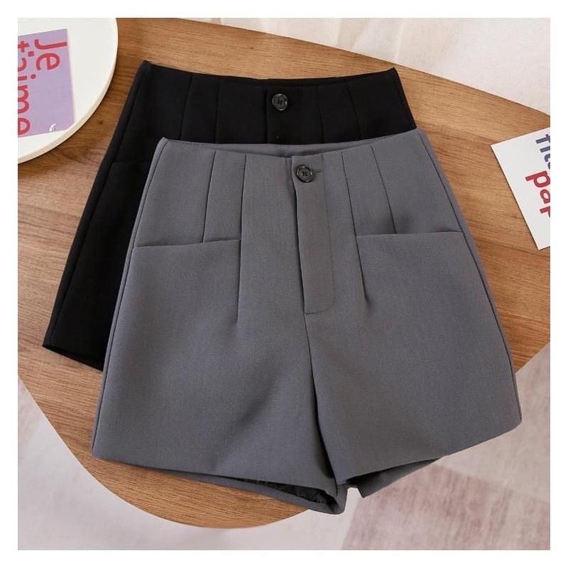 Quần short nữ cạp liền cúc gài siêu Hot Kanimi - QS111