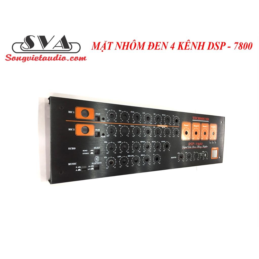 MẶT AMPLI 4 KÊNH DSP7800 NHÔM - 1 MẶT