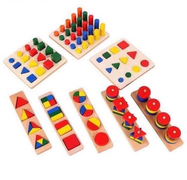 Bộ giáo cụ Montessori 8 món