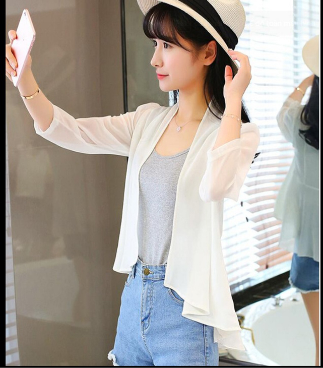 Áo khoác kimono voan 02 C005