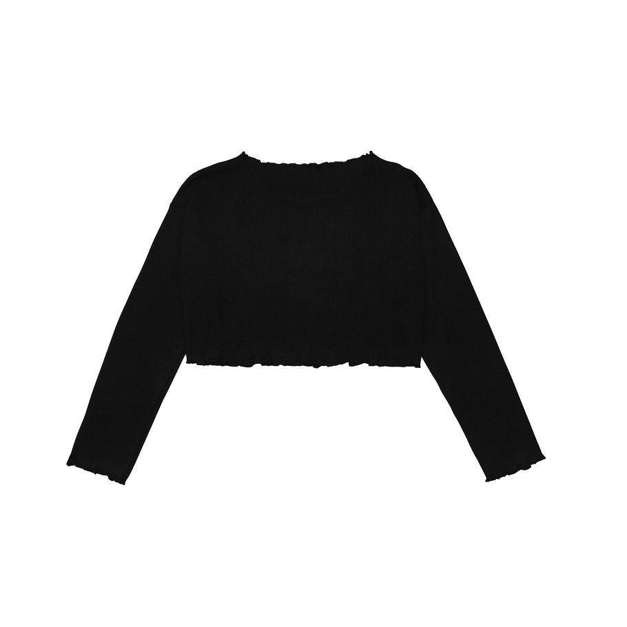 DKMV Croptop Octopus - BLACK